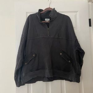 Aerie sweatshirt with snap detail